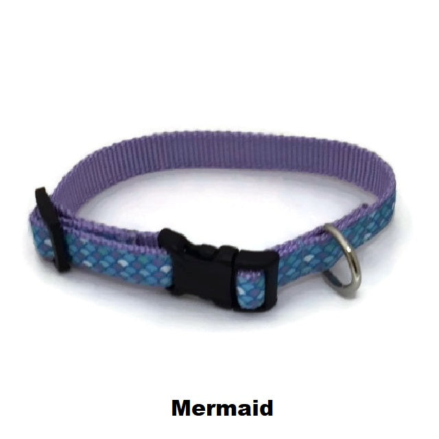 Halzband Dog Collar with Mermaid Theme
