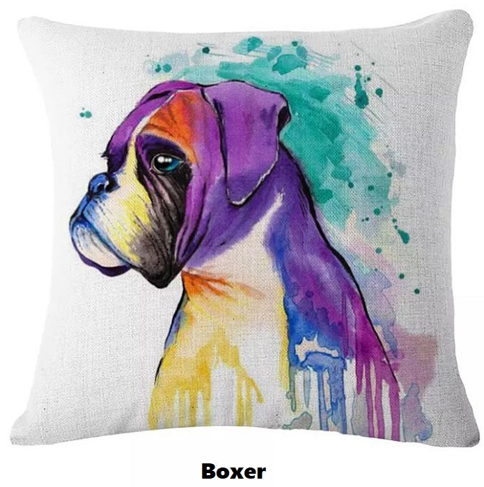 Pillow Cover with Boxer Theme