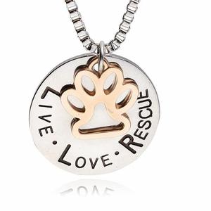Live Love Rescue Pendant Necklace