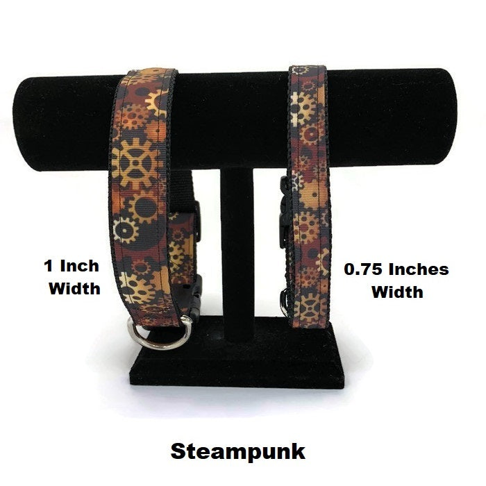 Halzband Dog Collar with Steampunk Theme